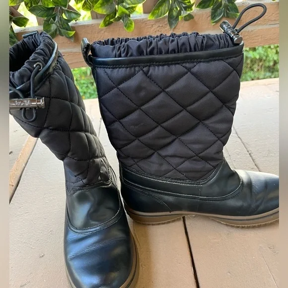 Coach Samara Black Quilted All Weather Winter Boots Womens Size US 5B - Picture 7 of 8